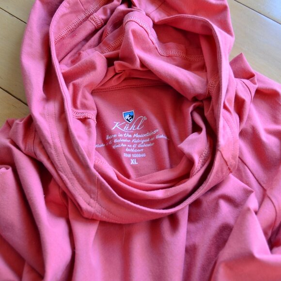 KUHL Suprima Hoodie Sweater Arabesque Pink Size XL - Picture 10 of 13